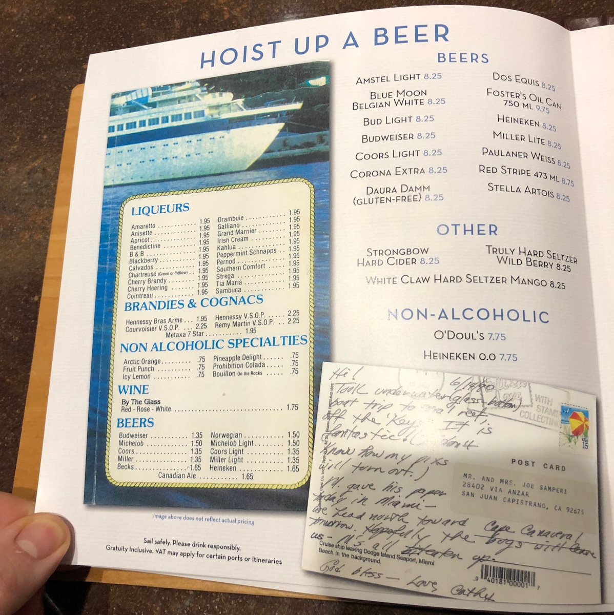 Precios y menús de bebidas actuales de Royal Caribbean 2024 Precios y menús de bebidas actuales de Royal Caribbean 2024