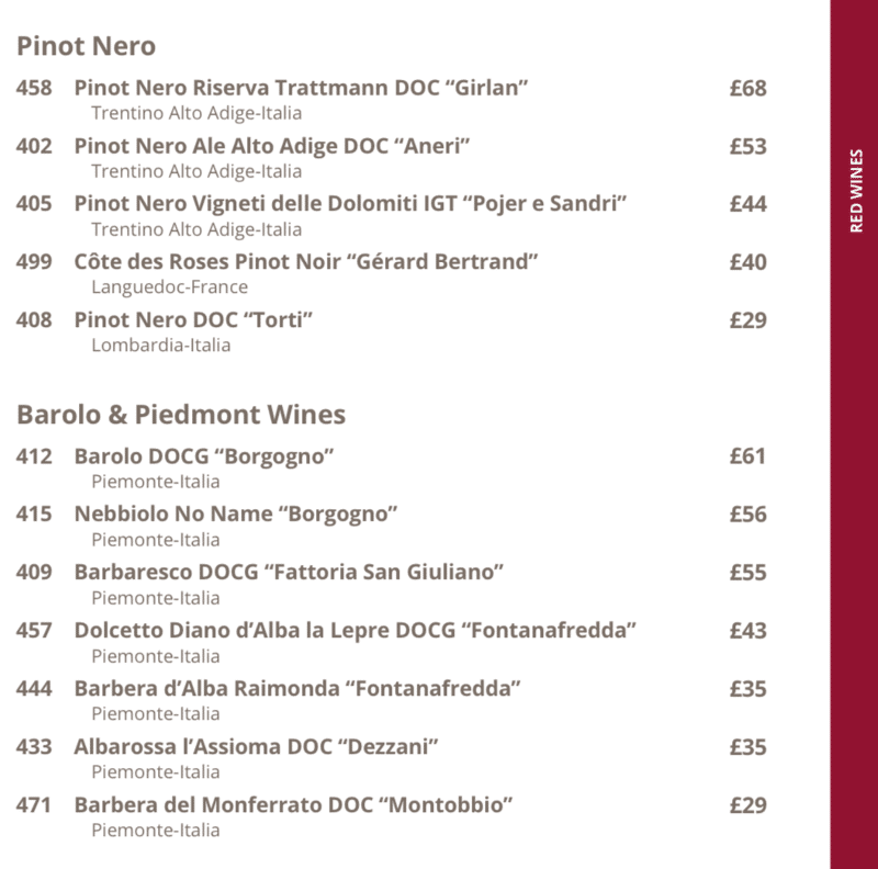 Tarjetas de bebidas MSC Cruceros con precios (2024)