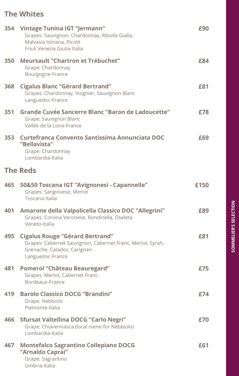 Tarjetas de bebidas MSC Cruceros con precios (2024)