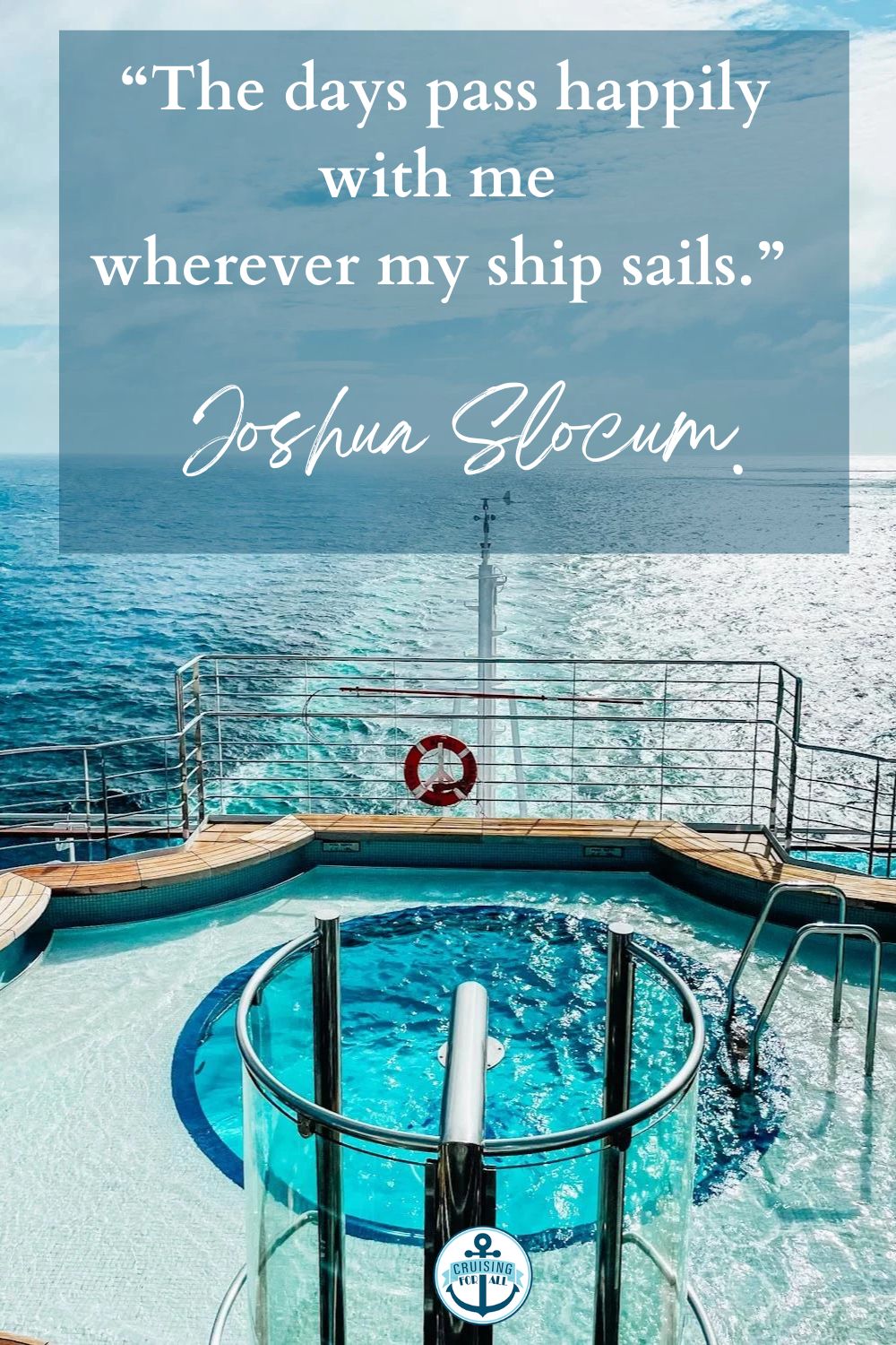 Citas inspiradoras de cruceros Citas inspiradoras de cruceros