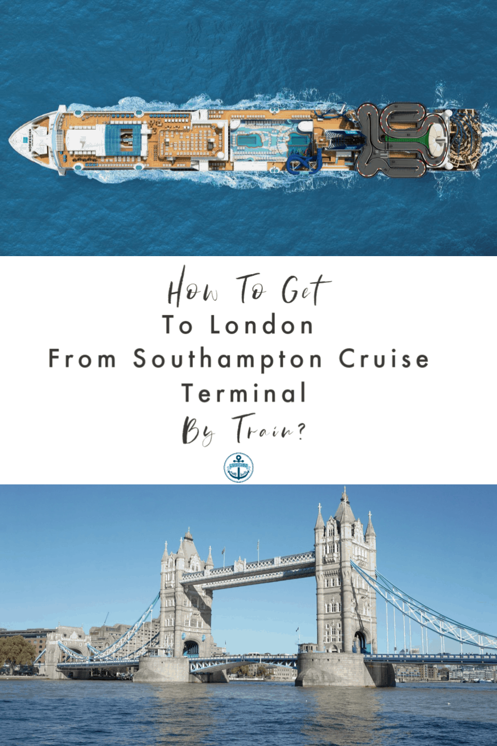Llegada desde la terminal de cruceros de Southampton a Londres. Llegada desde la terminal de cruceros de Southampton a Londres.