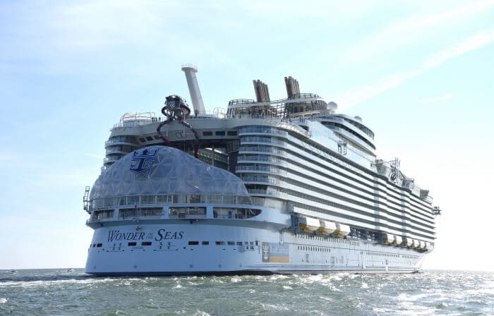Comparación de clases de barcos de Royal Caribbean