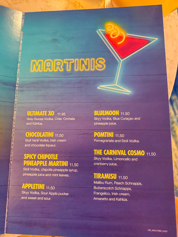 Tickets de bebidas para las celebraciones de carnaval.
