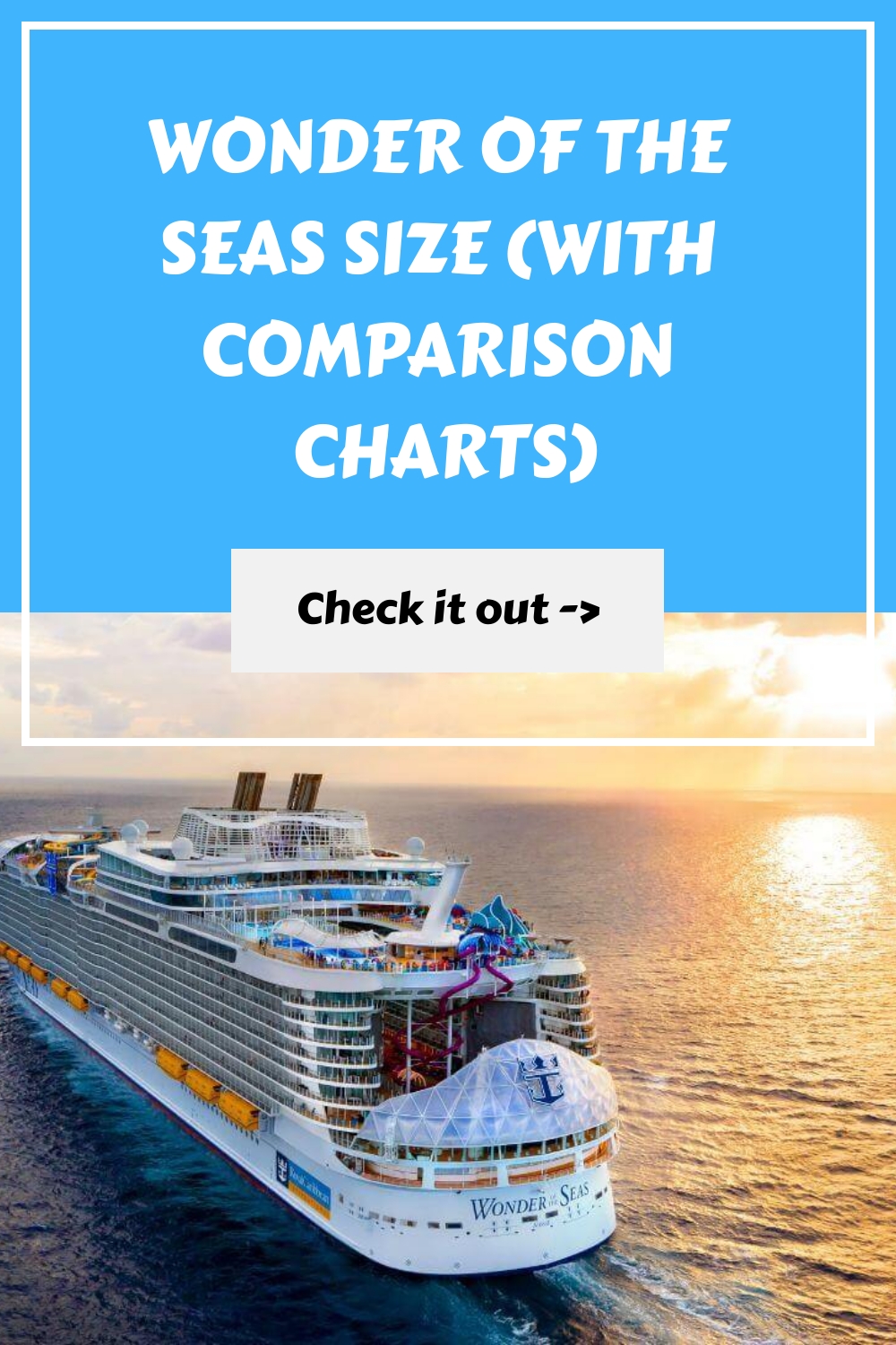 Tamaño de Wonder Of The Seas (con gráficos comparativos)