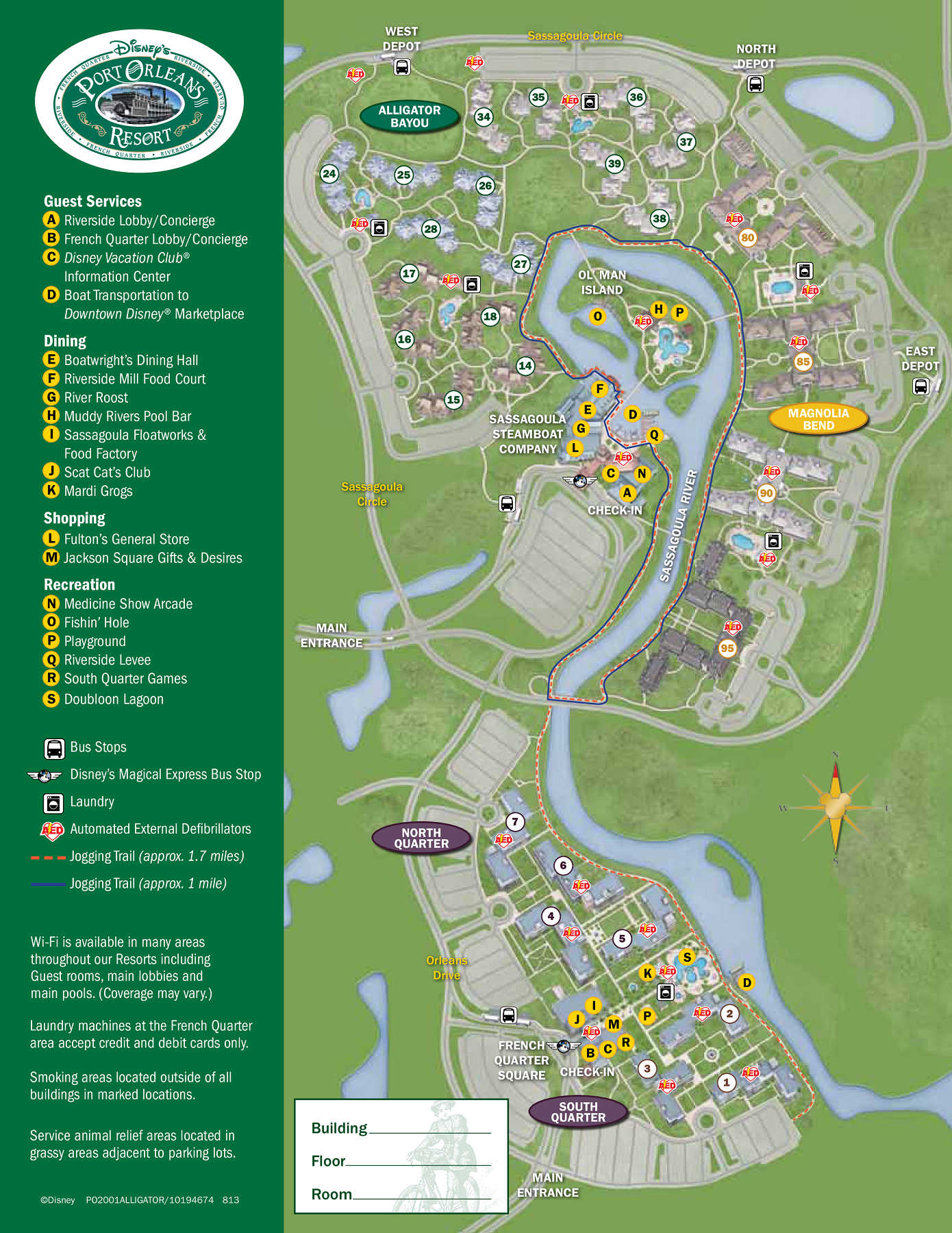 Moverse por el área de Disney Springs utilizando el transporte acuático de Disney World