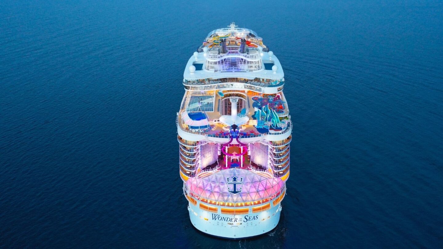Los cinco cruceros más grandes del mundo Los cinco cruceros más grandes del mundo