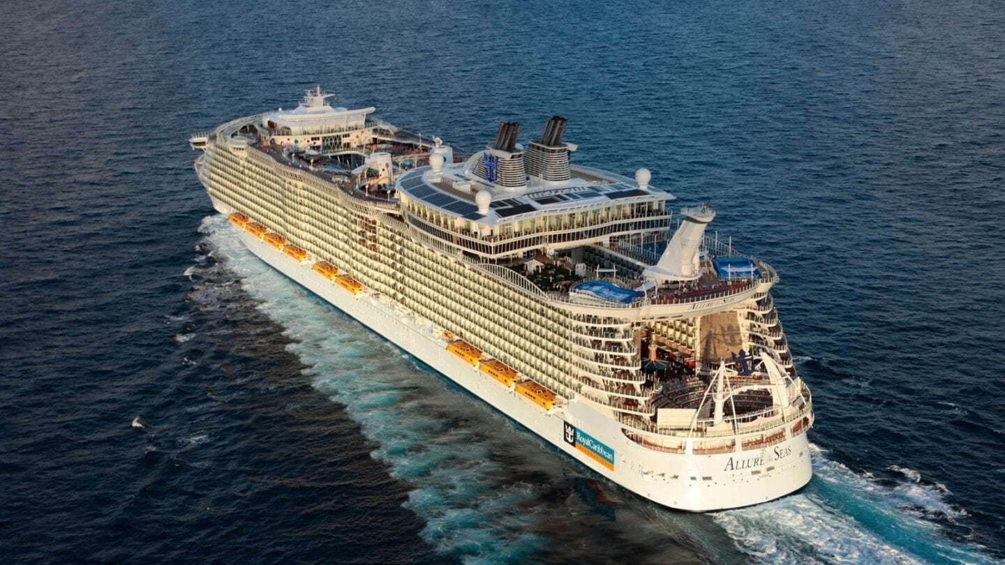 Los cinco cruceros más grandes del mundo Los cinco cruceros más grandes del mundo
