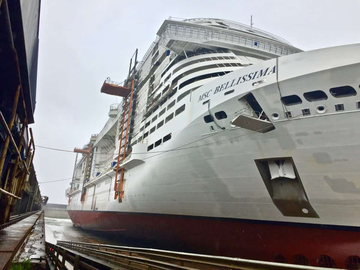 ¡Sigue el viaje del MSC Bellissima desde el astillero hasta el primer crucero!