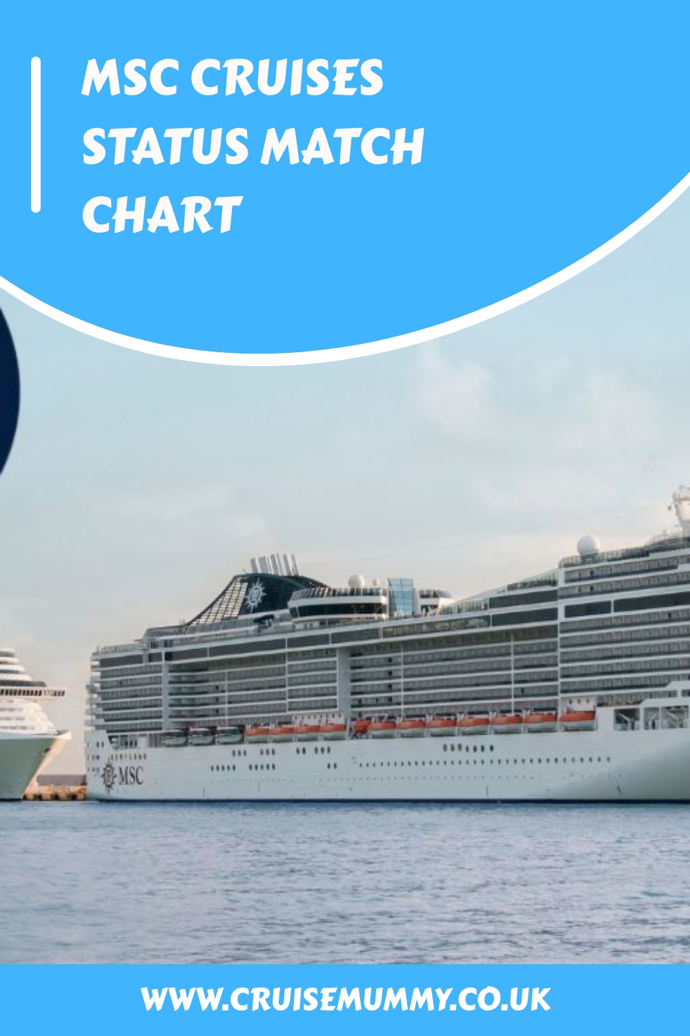 Tabla de coincidencia de estatus de MSC Cruceros