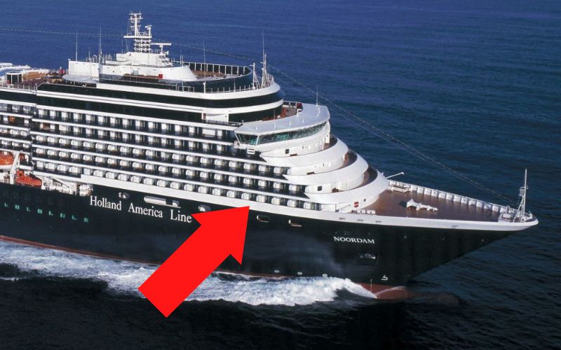 Holland America Noordam cabañas para evitar