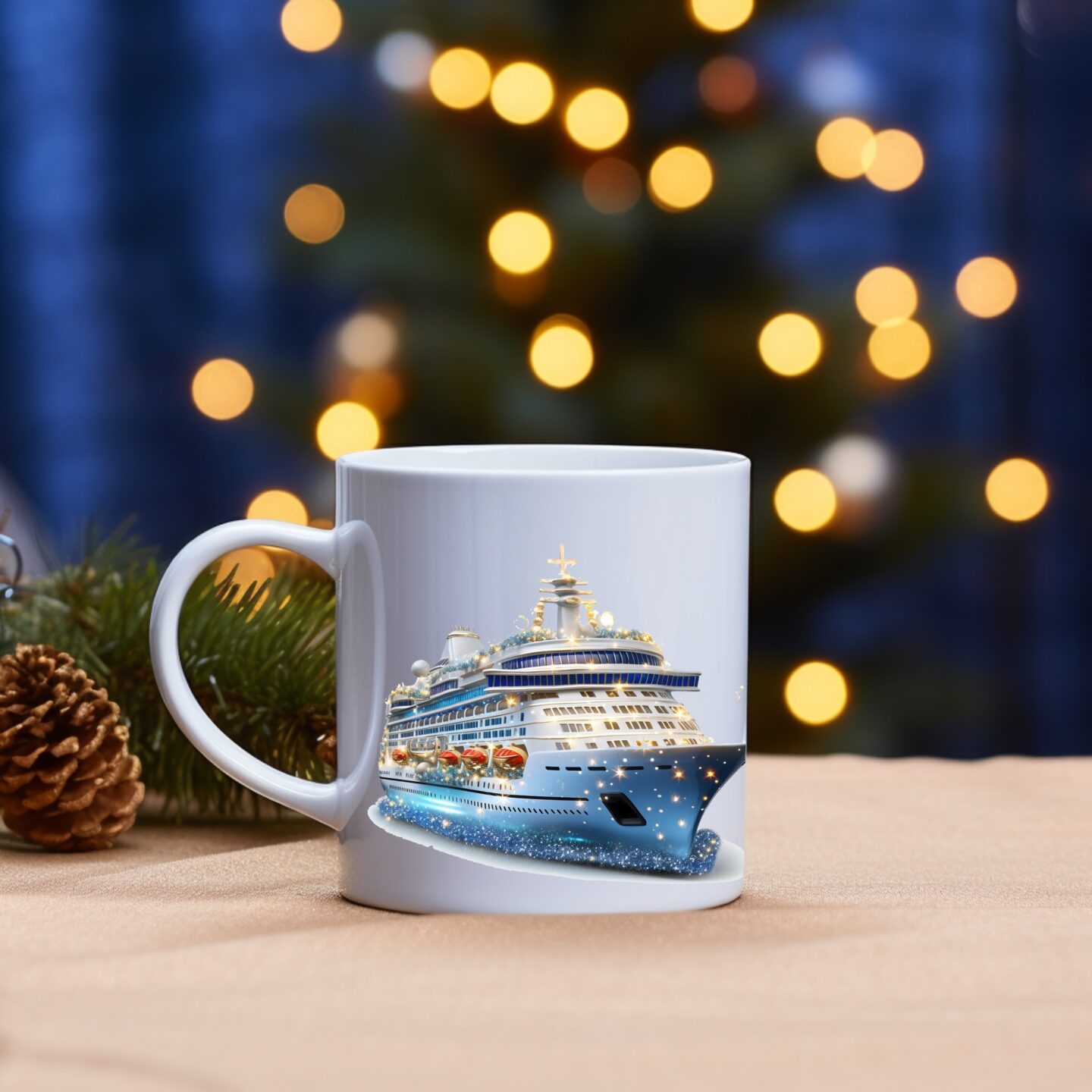 Diseños PNG de crucero navideño Diseños PNG de crucero navideño