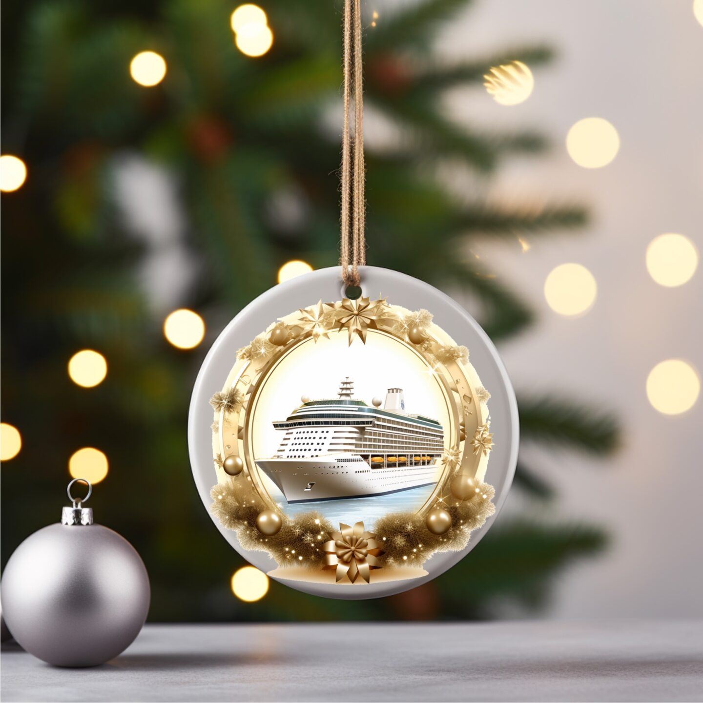 Diseños PNG de crucero navideño Diseños PNG de crucero navideño