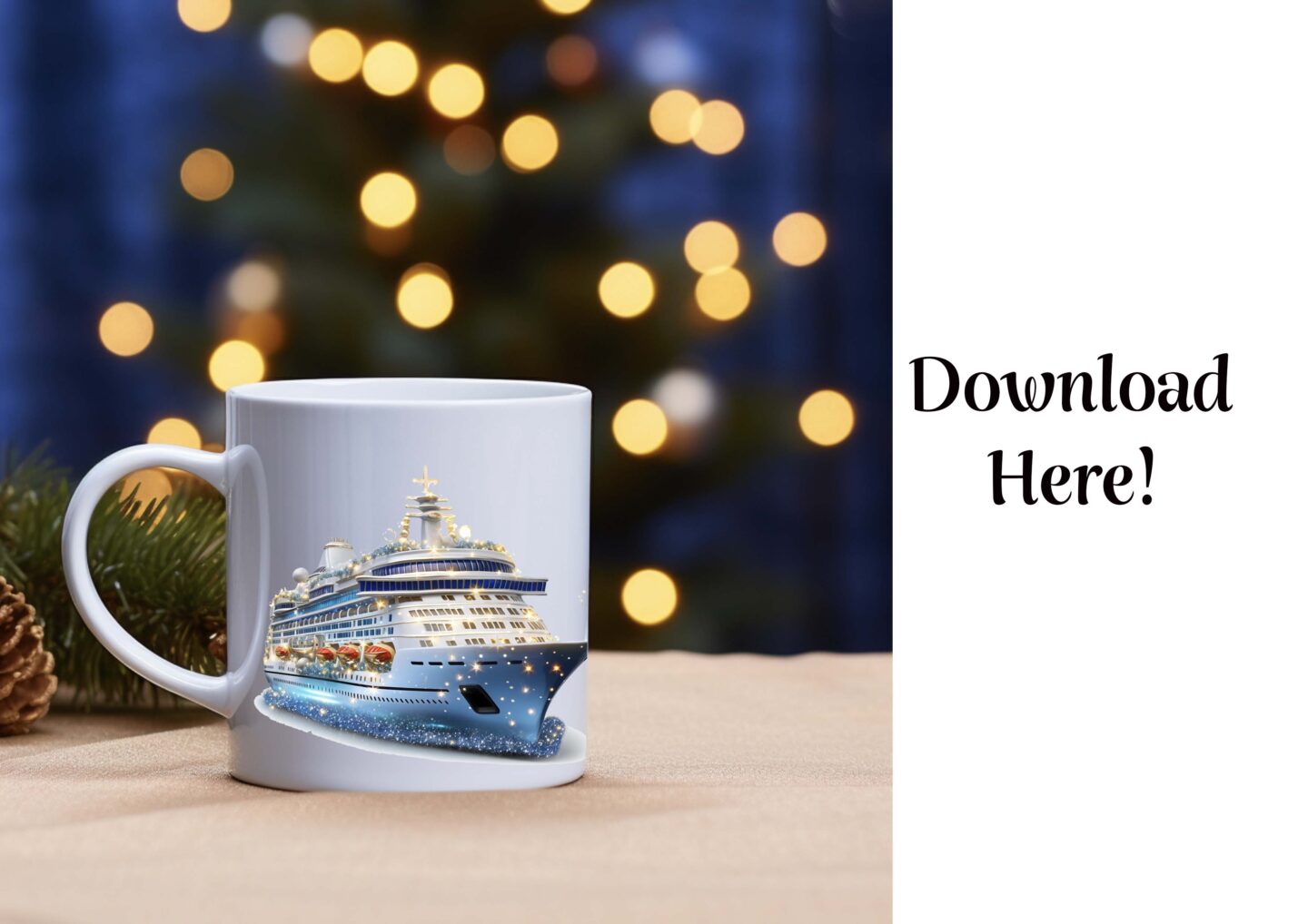 Diseños PNG de crucero navideño Diseños PNG de crucero navideño
