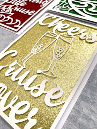 Tarjeta de Navidad de crucero SVG Tarjeta de Navidad de crucero SVG