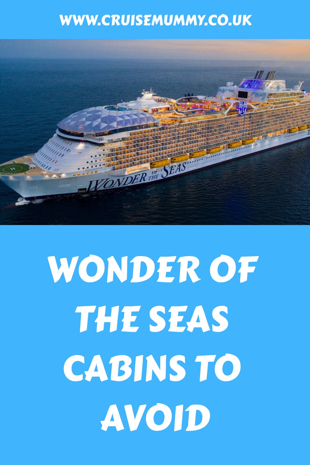 Cabañas Wonder of the Seas que debes evitar