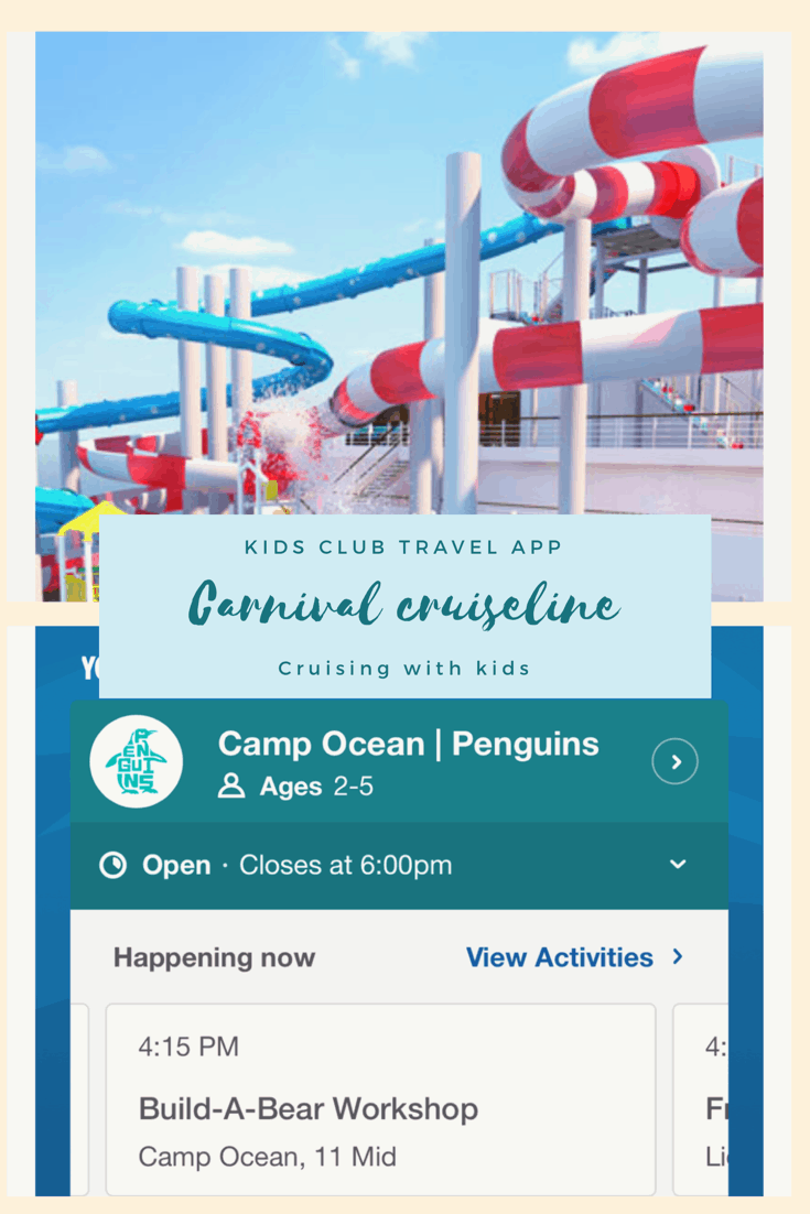 Aplicación Carnival Cruise Line para niños Aplicación Carnival Cruise Line para niños
