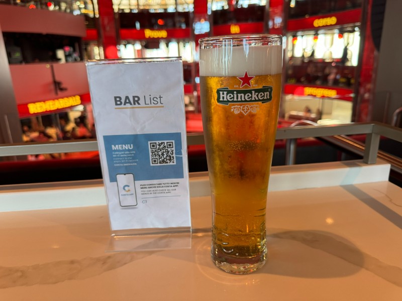 Guía de paquetes de bebidas de Costa Cruceros Guía de paquetes de bebidas de Costa Cruceros