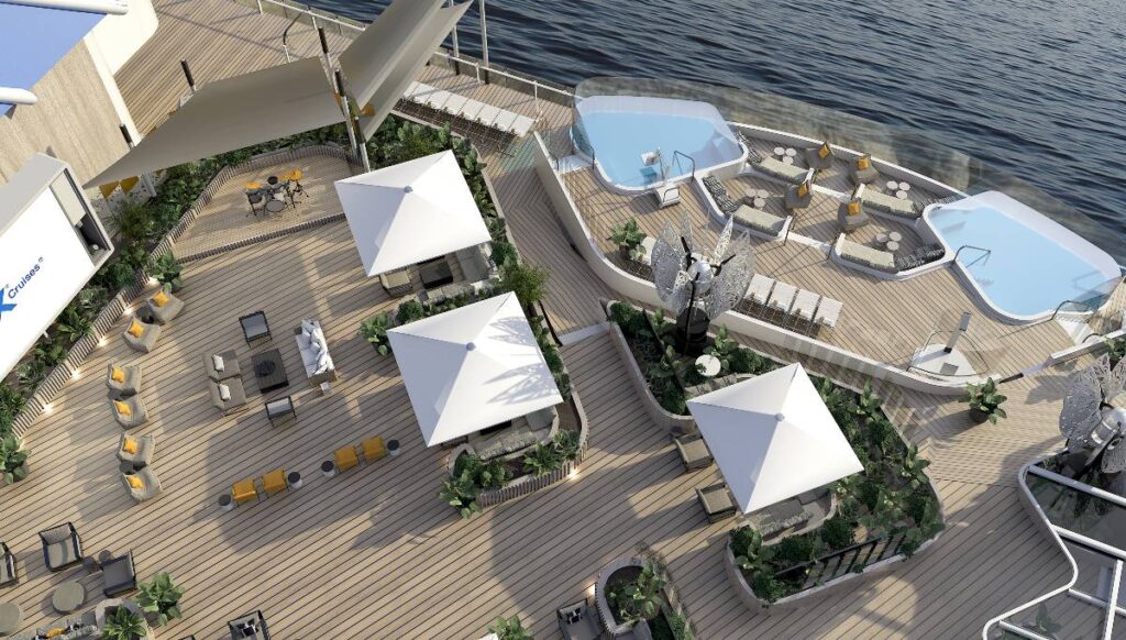 Celebrity Cruises está agregando canchas de pickleball a nueve barcos