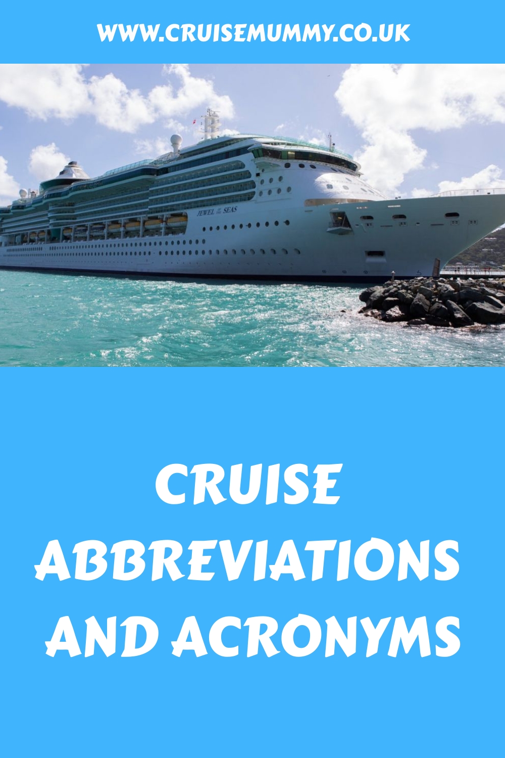 Abreviaturas y acrónimos de cruceros explicados