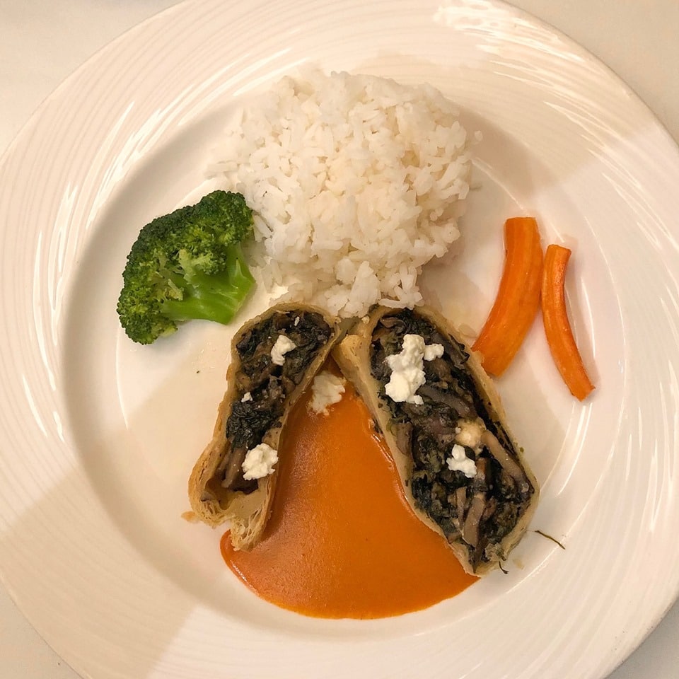 Comida vegetariana y vegana en P&O Britannia