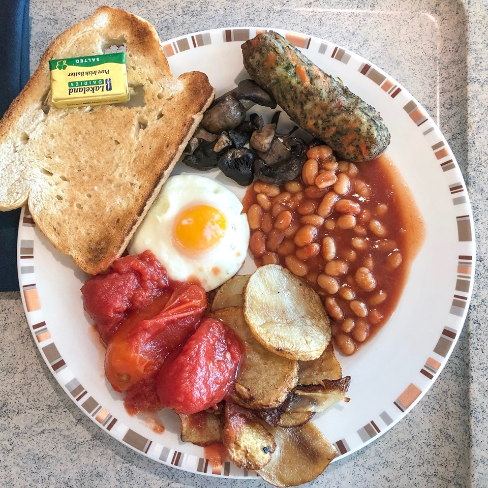 Comida vegetariana y vegana en P&O Britannia