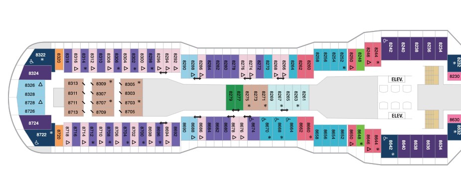 Las mejores y peores habitaciones del Spectrum of the Seas Las mejores y peores habitaciones del Spectrum of the Seas