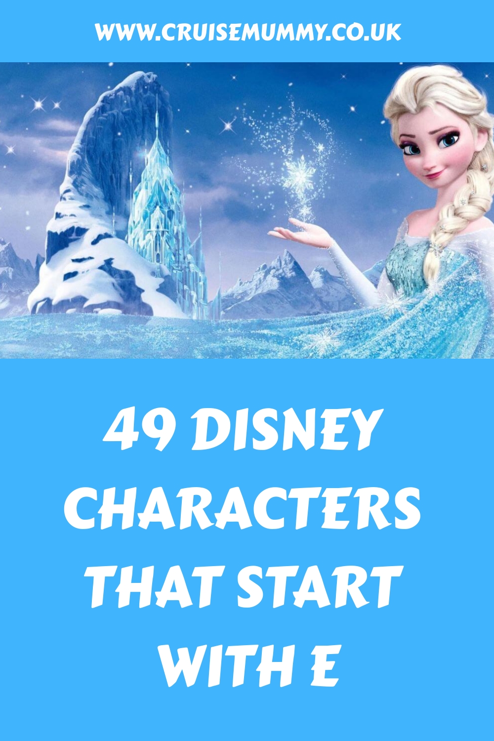 "¡Descubre a los 49 personajes de Disney que comienzan con la letra E ...