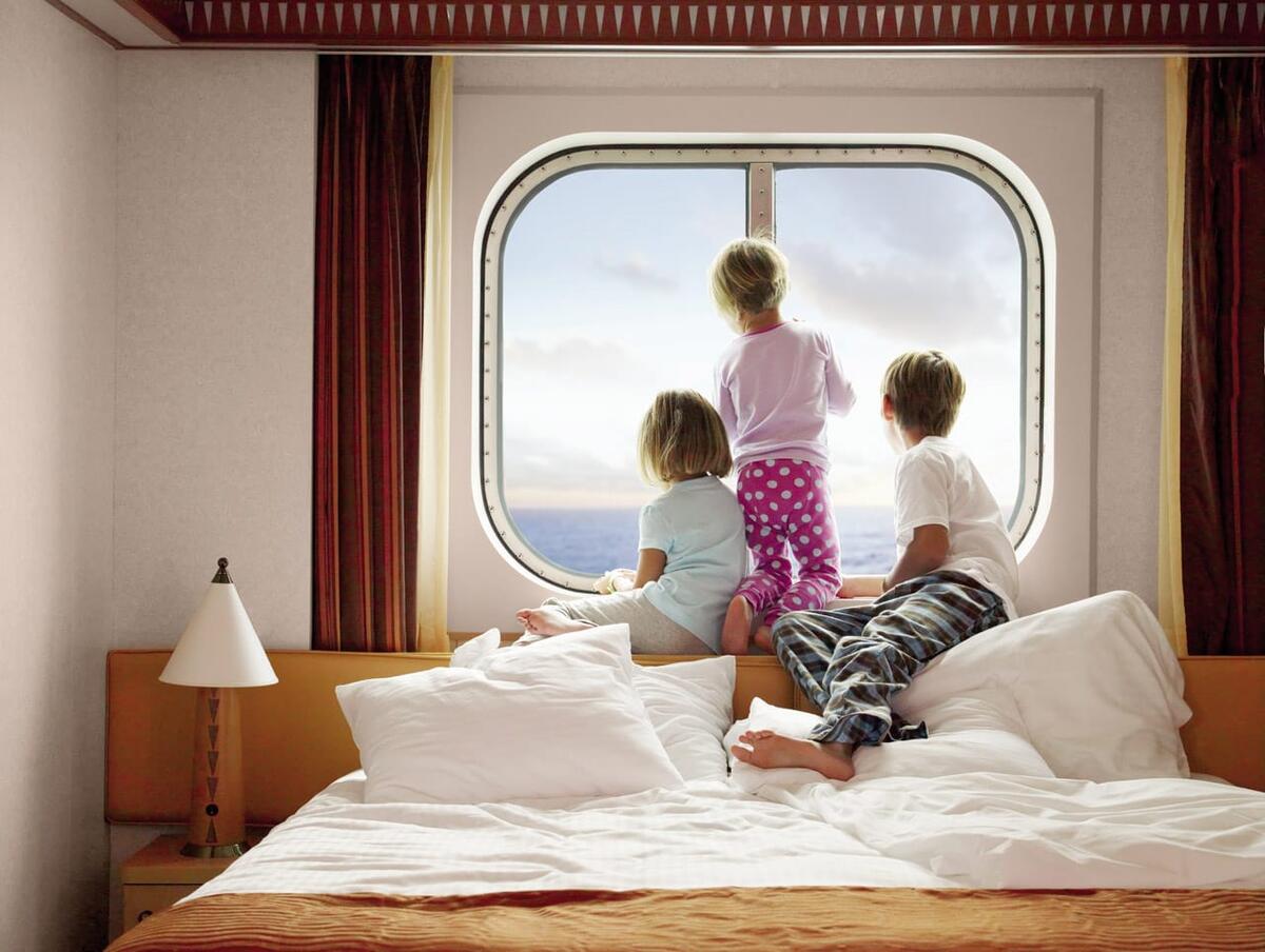 Los mejores camarotes de cruceros para tu familia