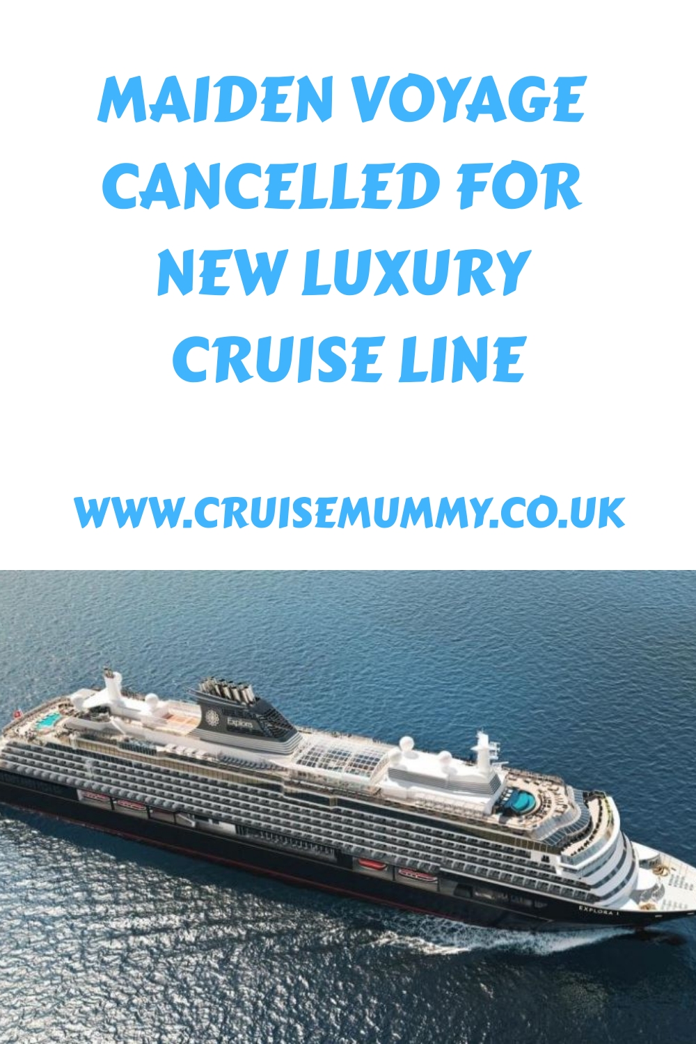 Cancelado el viaje inaugural de una nueva línea de cruceros de lujo