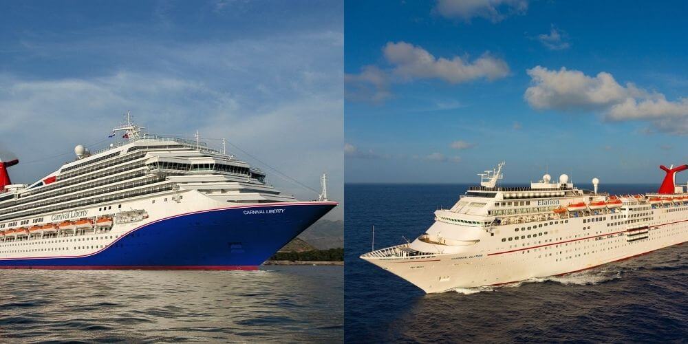 Carnival Elation vs Carnival Liberty