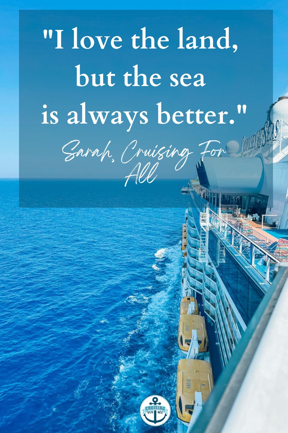 Citas inspiradoras de cruceros Citas inspiradoras de cruceros