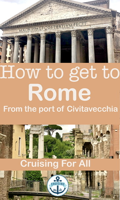 Cómo llegar a Roma desde el puerto de Civitavecchia