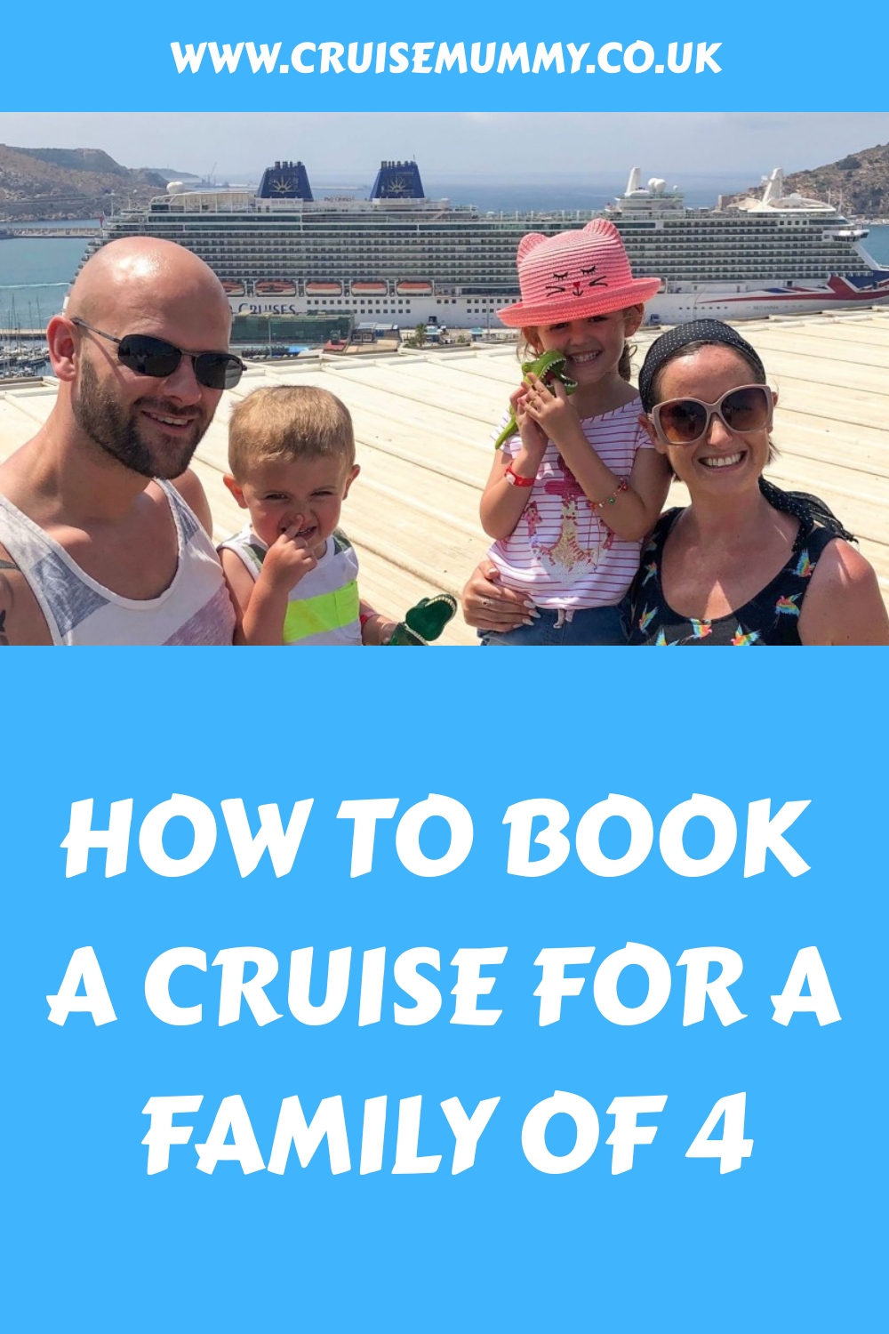 Cómo reservar un crucero para una familia de cuatro