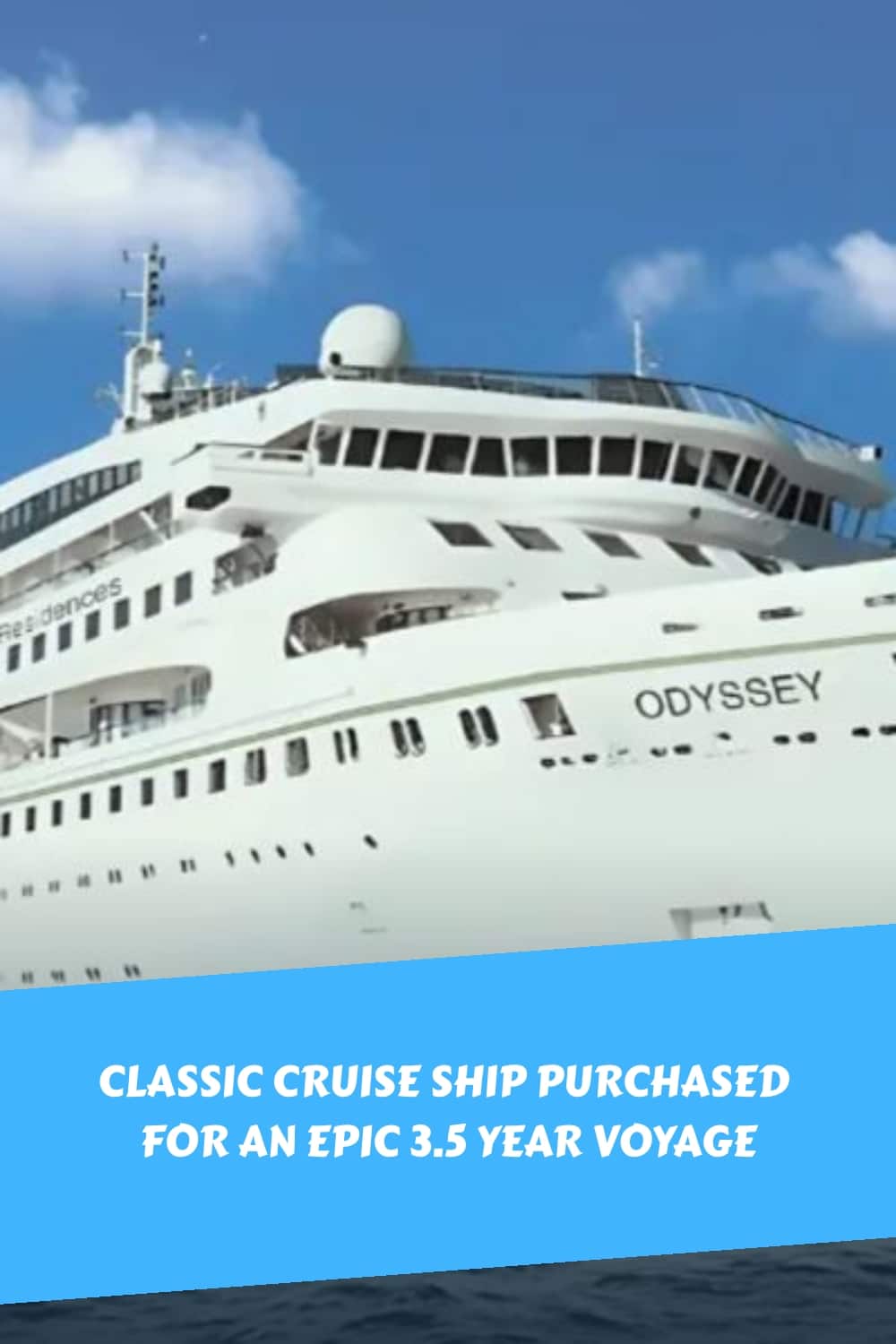 Compré un crucero clásico para un viaje épico de tres años y medio
