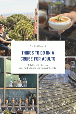 Crucero sin niños Actividades en crucero para adultos