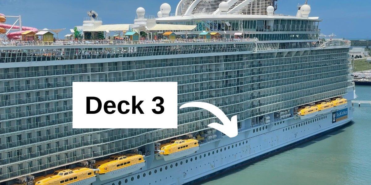 ¿La cubierta 3 es mala en un crucero?