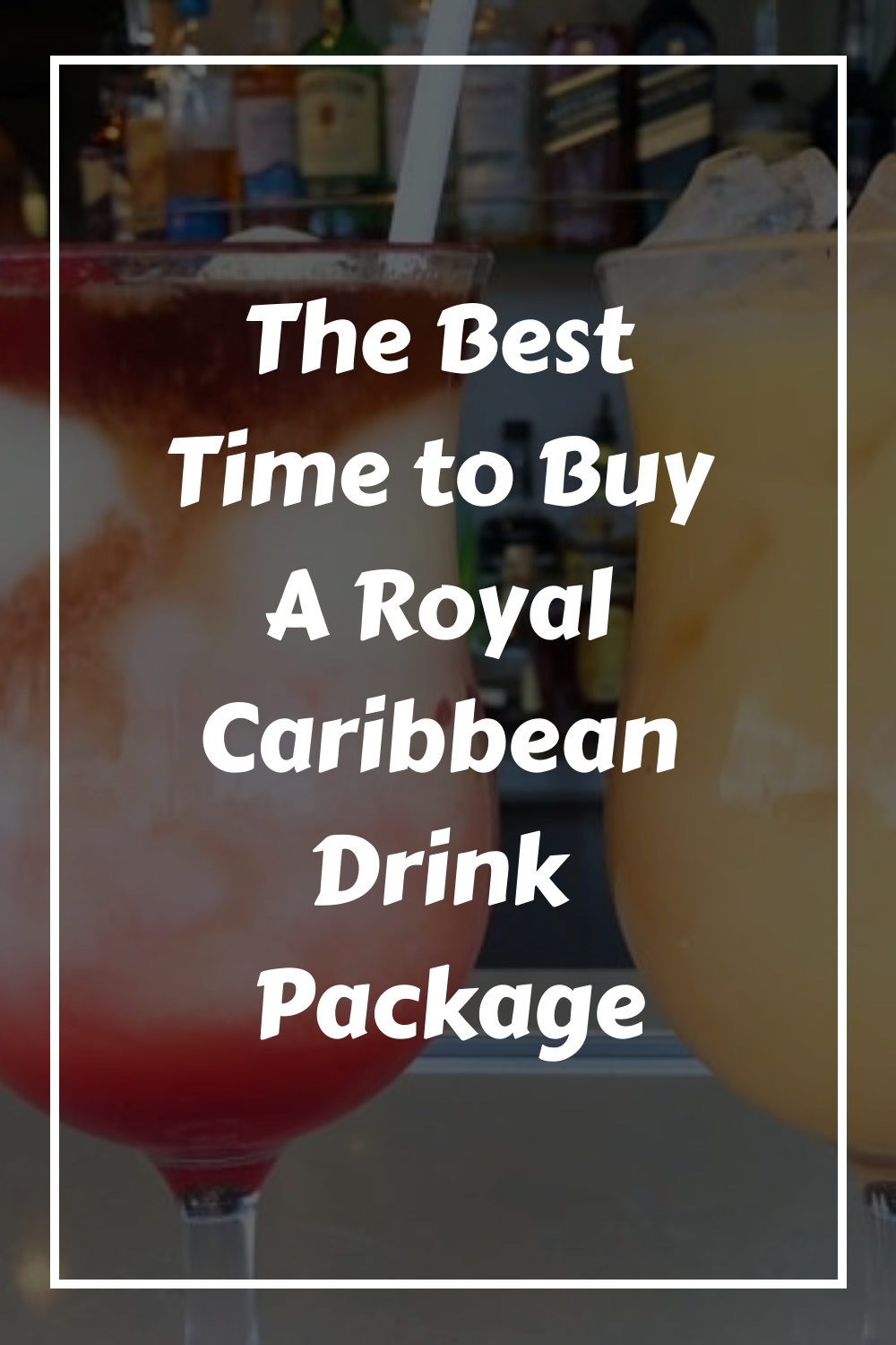 El mejor momento para comprar un paquete de bebidas de Royal Caribbean