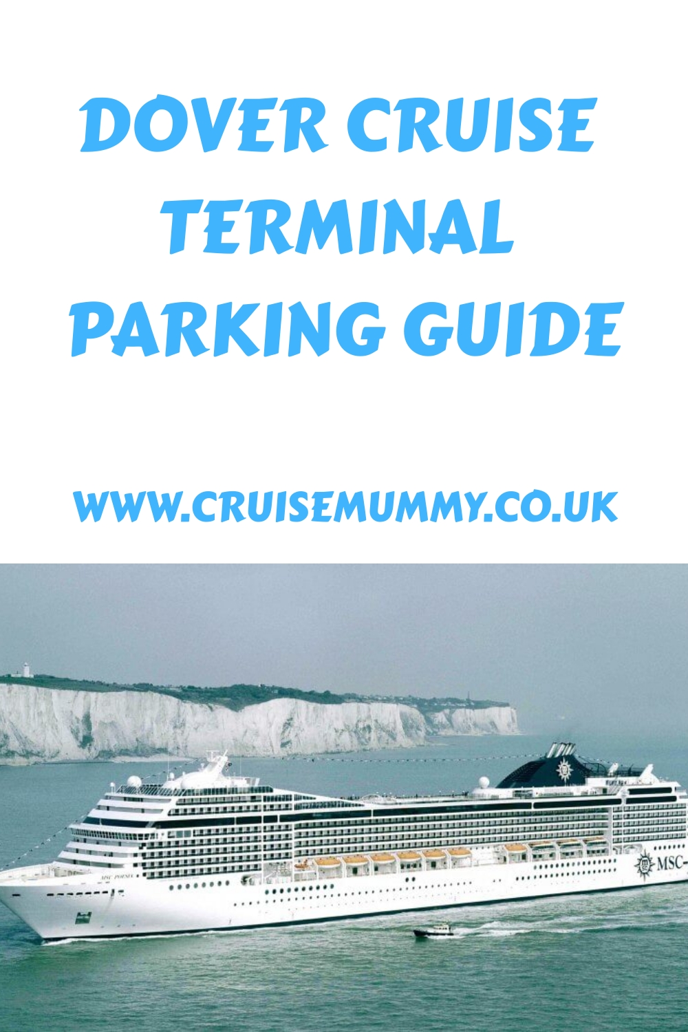 Guía de estacionamiento de la terminal de cruceros de Dover