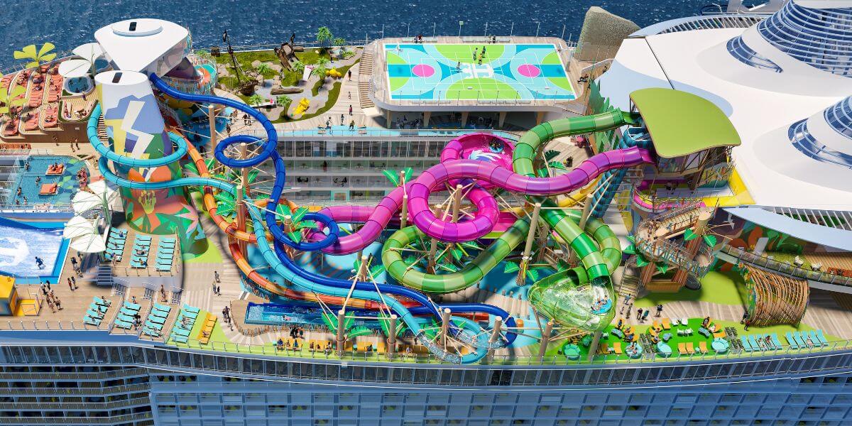 Guía de toboganes acuáticos Icon of the Seas