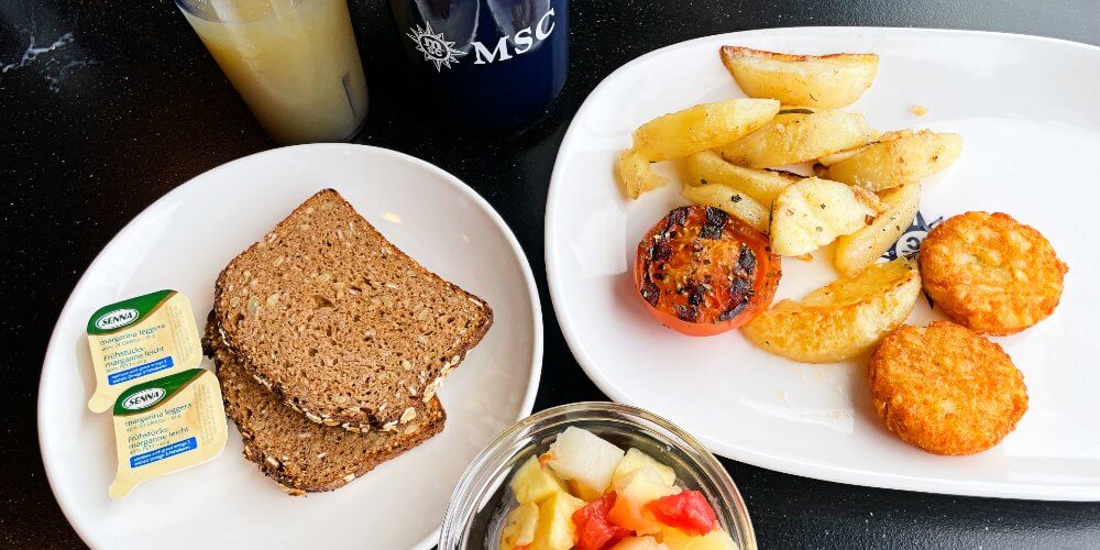 Comer vegano en cruceros MSC (2024)