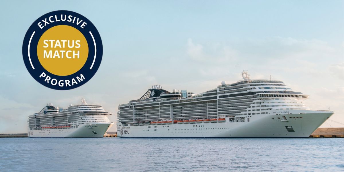 Tabla de coincidencia de estatus de MSC Cruceros
