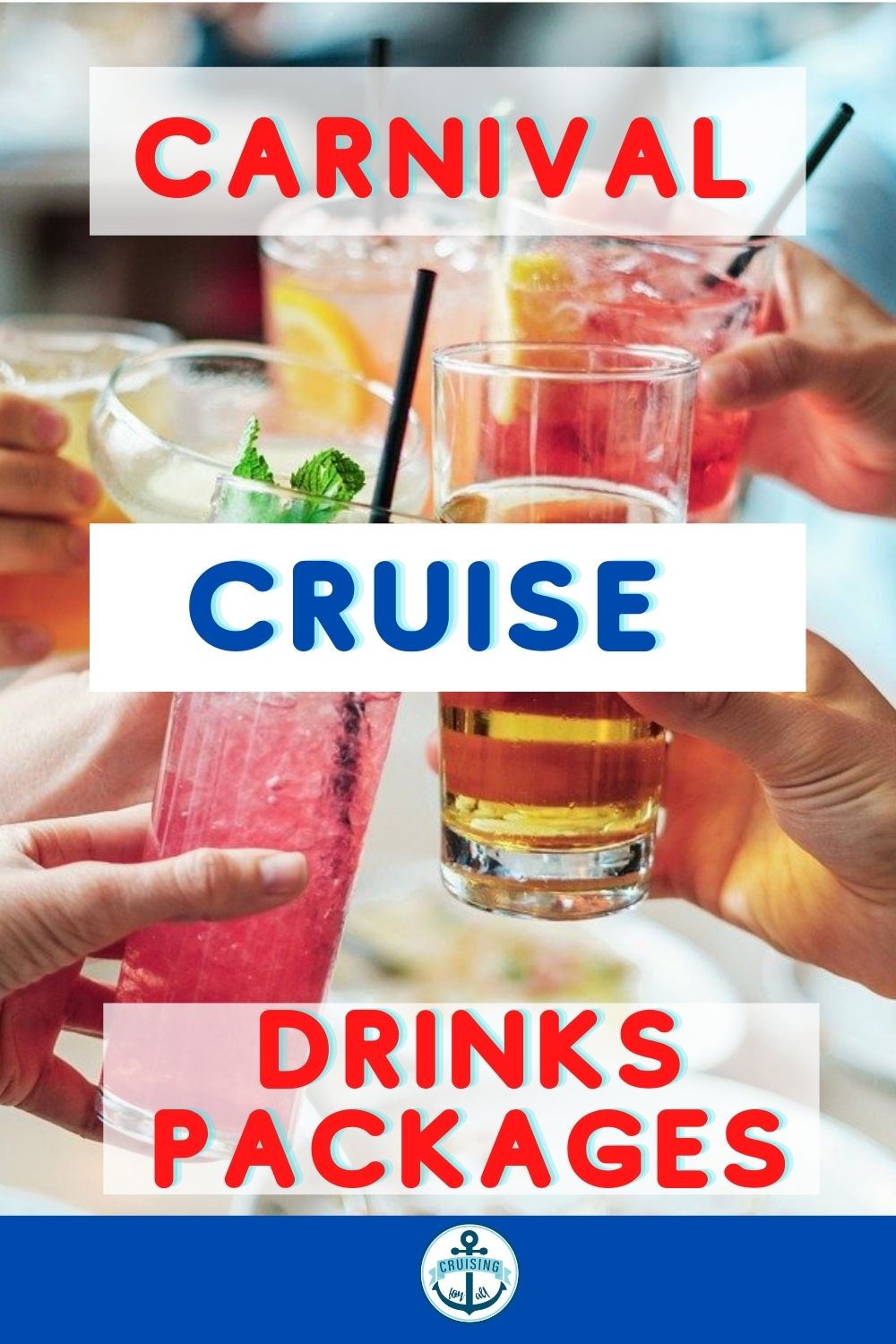 Paquetes de bebidas y precios para el Crucero Carnival 2023/24