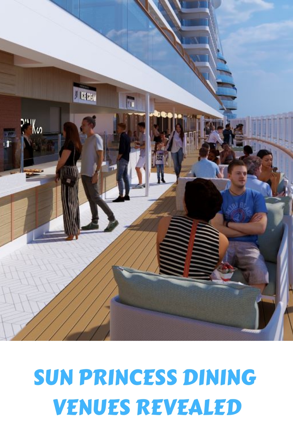 Revelados los restaurantes Sun Princess