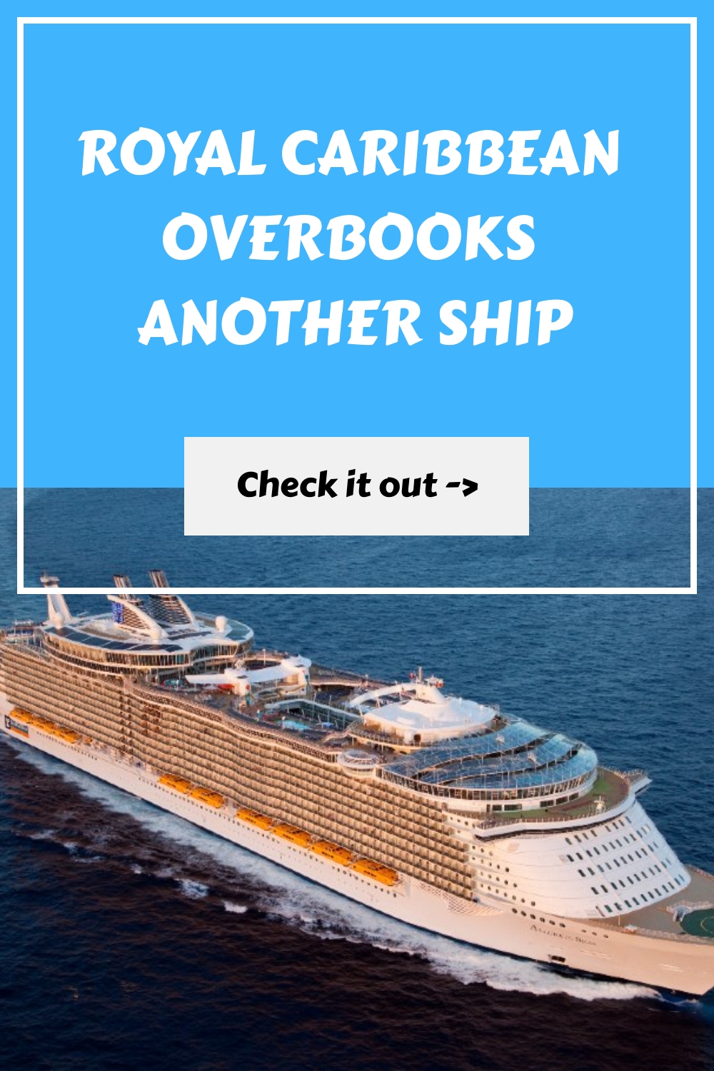 Royal Caribbean overbooking otro barco