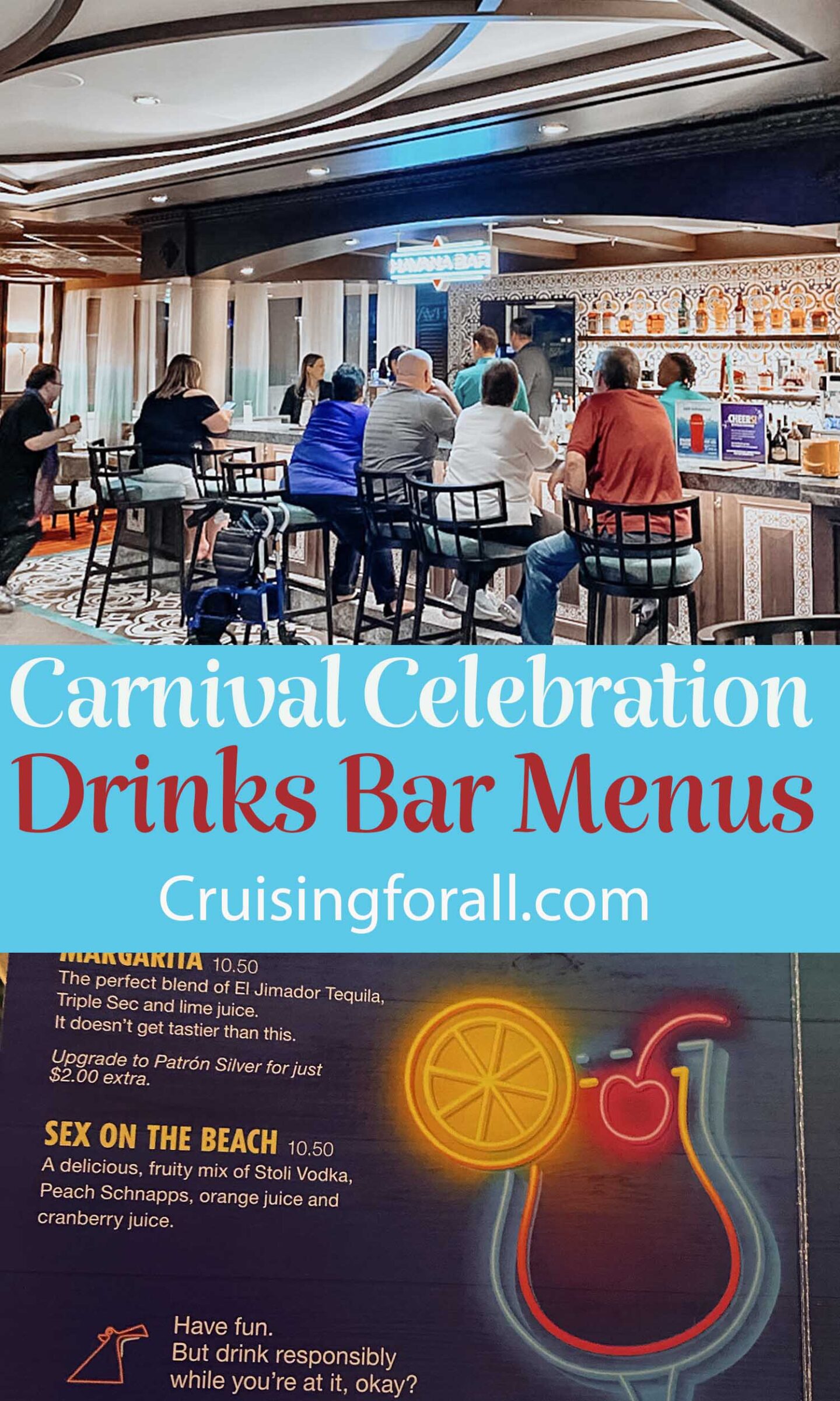 Tickets de bebidas para las celebraciones de carnaval.