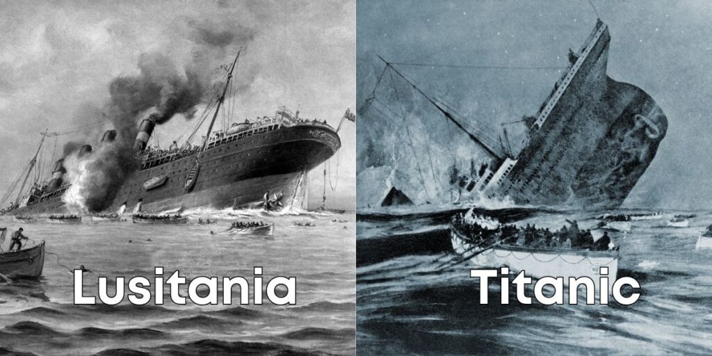 Titanic vs Lusitania: Comparación