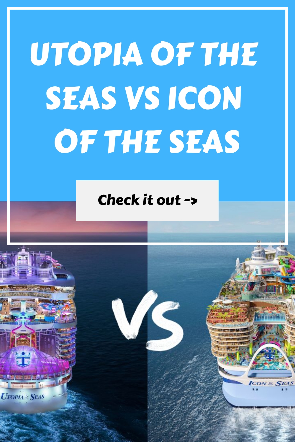 Utopía de los mares versus ícono de los mares