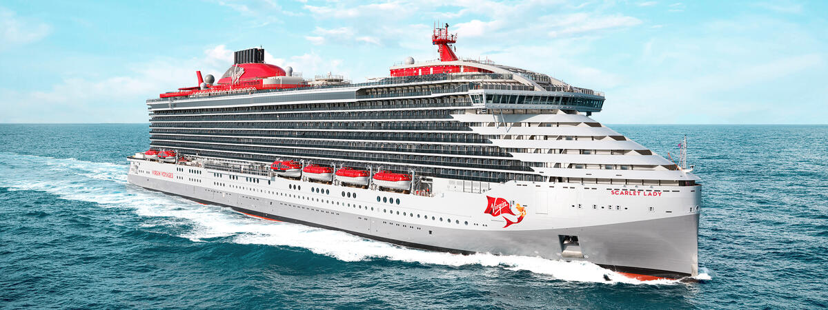 El barco más nuevo de Virgin Voyages es el Brilliant Lady