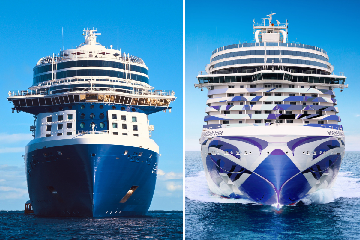 Probé los cruceros más nuevos de Norwegian y Celebrity para ver cómo se comparan.