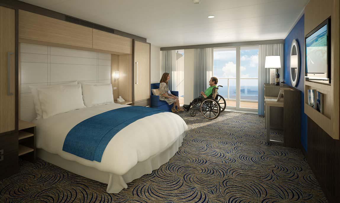 ¿Los cruceros tienen cabinas accesibles para sillas de ruedas?